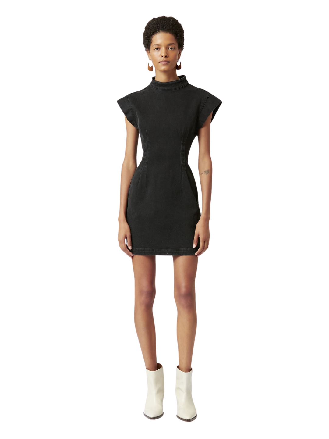 【関税&送料込】Isabel Marant Black Polyester Mini Dress ISABEL MARANT Vinia cut-out Minidress | Black | FARFETCH JO