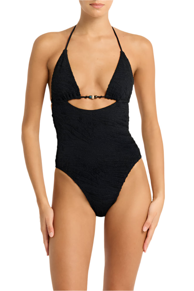 韓国商品/THE MUSEUMVISITOR STAR-PATTERNED RUFFLE ONE-PIECE Zebra Smiling in Flower Field Bathing Suits Womens, One
