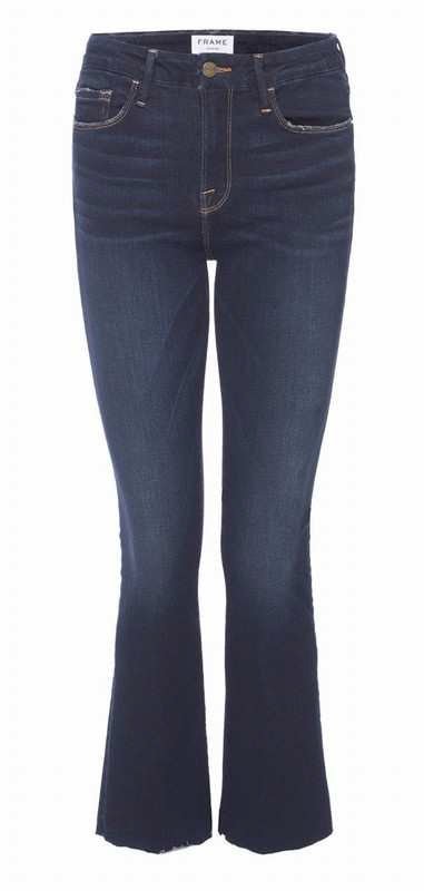 Frame cropped mini boot jeans cabbana by Frame available at Montaigne Market SBH