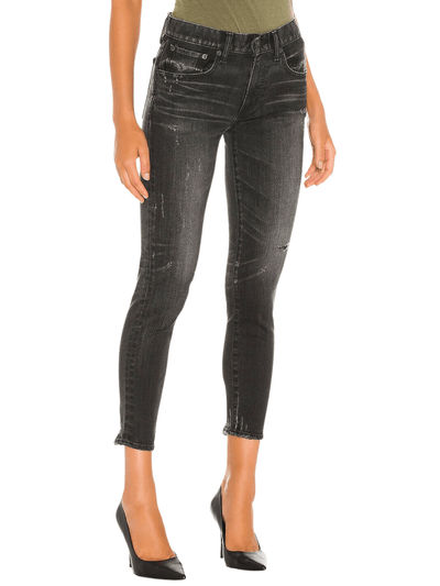 Moussy Velma Skinny Jeans In Black by Moussy available at Montaigne Market SBH