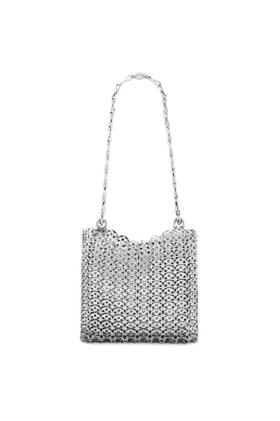 Paco Rabanne silver mesh bag by Paco Rabanne available at Montaigne Market SBH