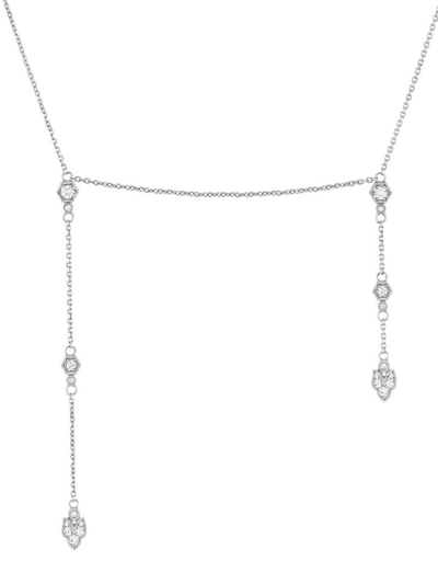 Stone Metropolis Necklace White Gold by Stone available at Montaigne Market SBH