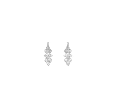 Stone Plein soleil earrings white gold by Stone available at Montaigne Market SBH