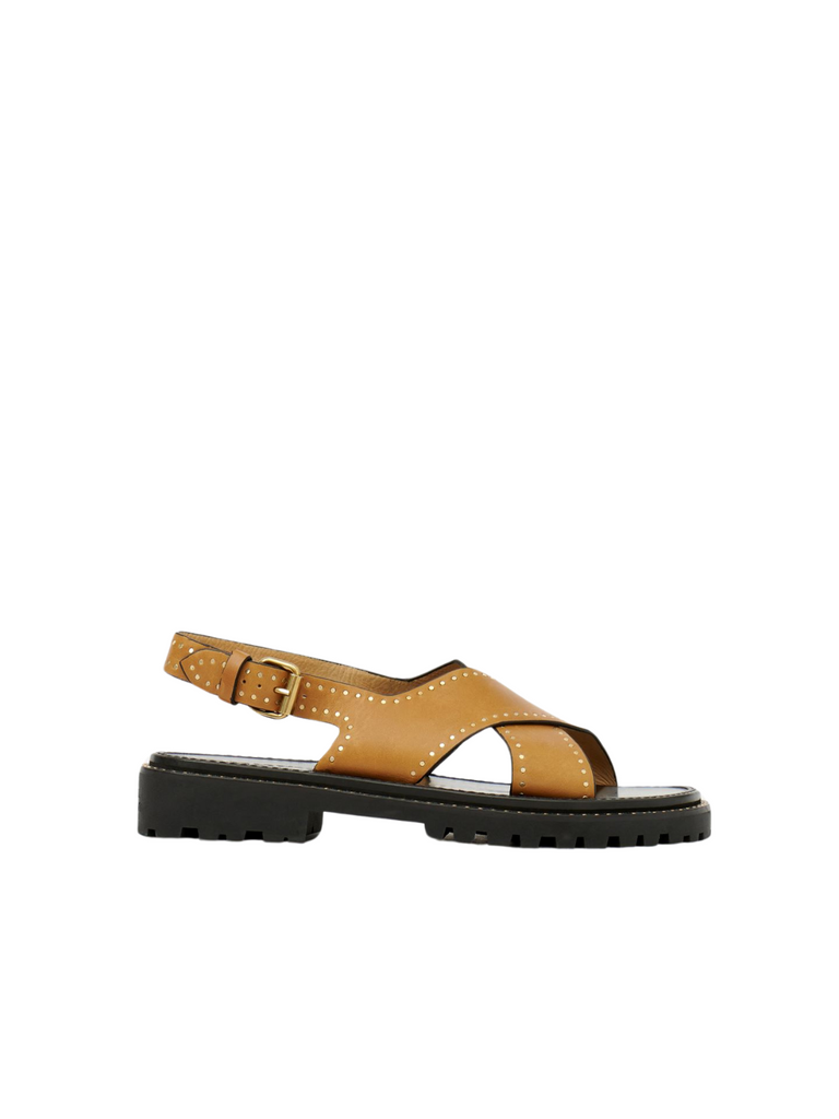 ISABEL MARANT テウィナ ホインテットトゥ アンクルフツ ISABEL MARANT Vikto studded suede sandals | NET-A-PORTER