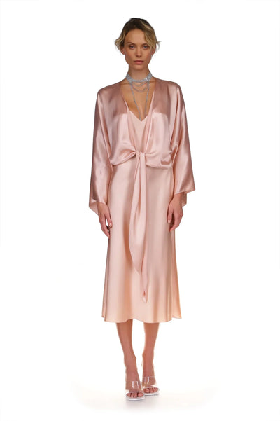 Dannijo Kimono Sleeve Wrap Top Dusty Rose - Montaigne Market SBH
