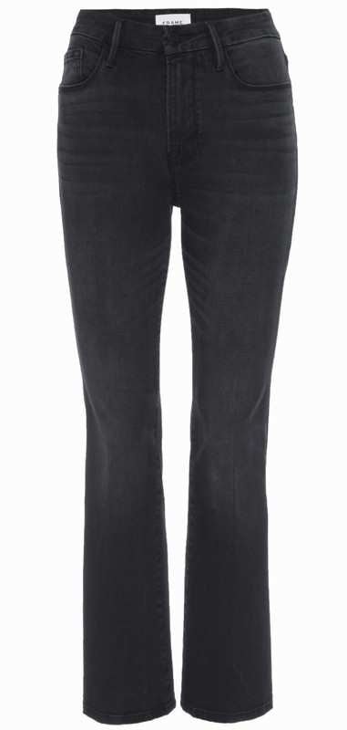 Frame cropped mini boot jeans billups by Frame available at Montaigne Market SBH