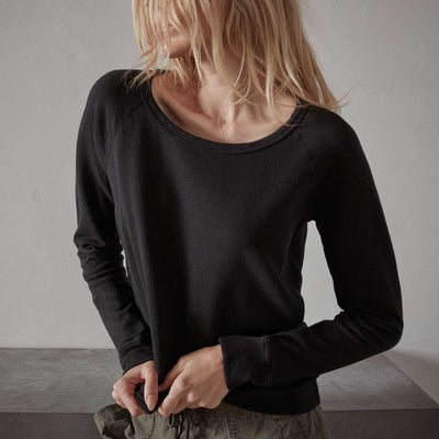 James Perse French terry relaxed sweatshirt by James Perse available at Montaigne Market SBH