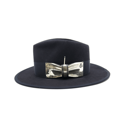Nick Fouquet Chrome Luna hat by Nick Fouquet available at Montaigne Market SBH