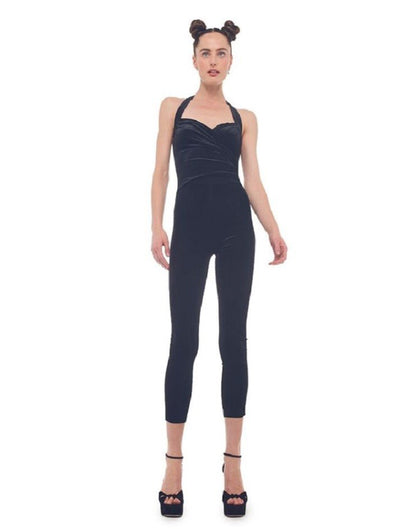 Norma Kamali Cayla jumpsuit by Norma Kamali available at Montaigne Market SBH