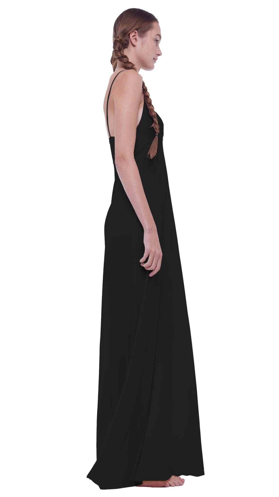 VIP【送料関税込】NORMA KAMALI SLEVELESS LONG DRESS Norma Kamali slip A line long dress – Montaigne Market SBH