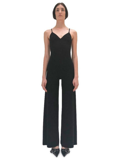 Norma Kamali slip jumpsuit by Norma Kamali available at Montaigne Market SBH