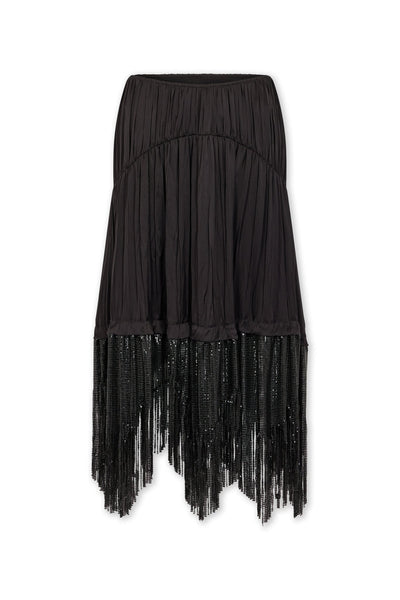Paco Rabanne mesh skirt by Paco Rabanne available at Montaigne Market SBH