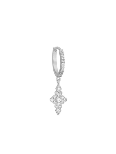Stone Jade Mini Creole in White Gold by Stone available at Montaigne Market SBH