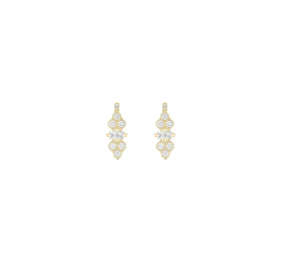Stone Plein soleil earrings yellow gold by Stone available at Montaigne Market SBH